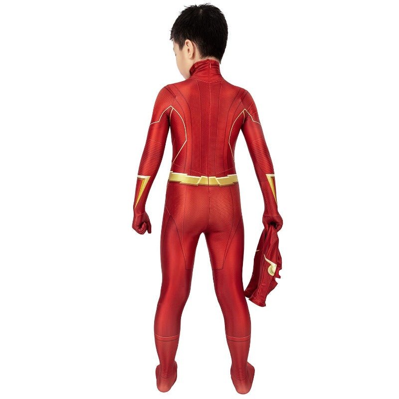 Costume Cosplay Barry Allen Saison 6 The Flash pour Enfants - Combinaison