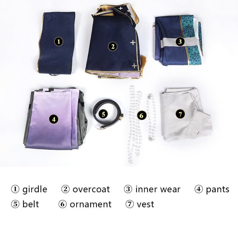 Costume Cosplay Oukawa Kohaku Ensemble Stars C02047 - Tenue de Rôle Anime de Haute Qualité