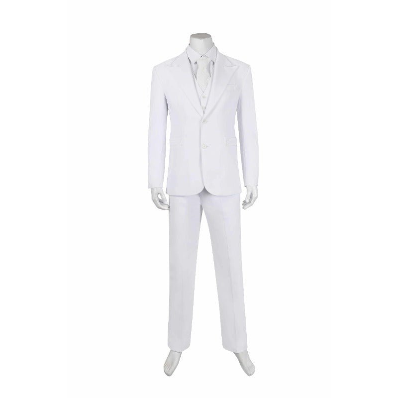 Costume Cosplay Joker 2 Arthur Fleck Blanc Complet - Costume, Chemise, Gilet, Pantalon, Cravate