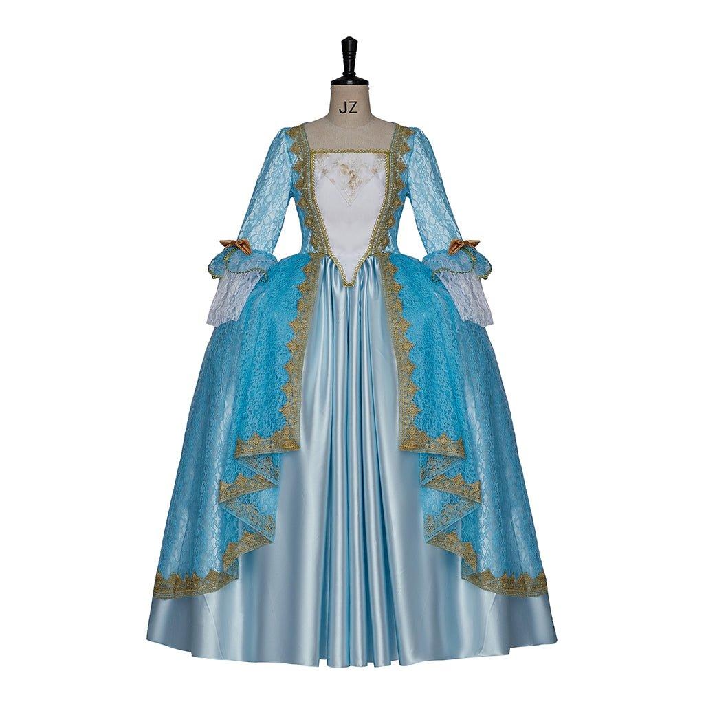 Robe Princesse Bleue Marie Antoinette Rococo | Médiéval Géorgien Baroque Victorien Renaissance