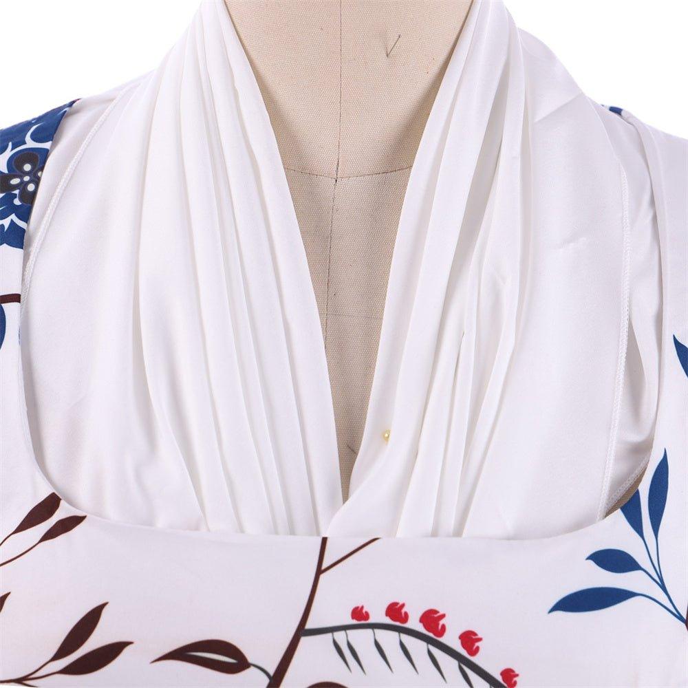 Robe de Cour Rococo du 18ème Siècle - Impression Numérique sur Coton Élasticité par L'AniMirage