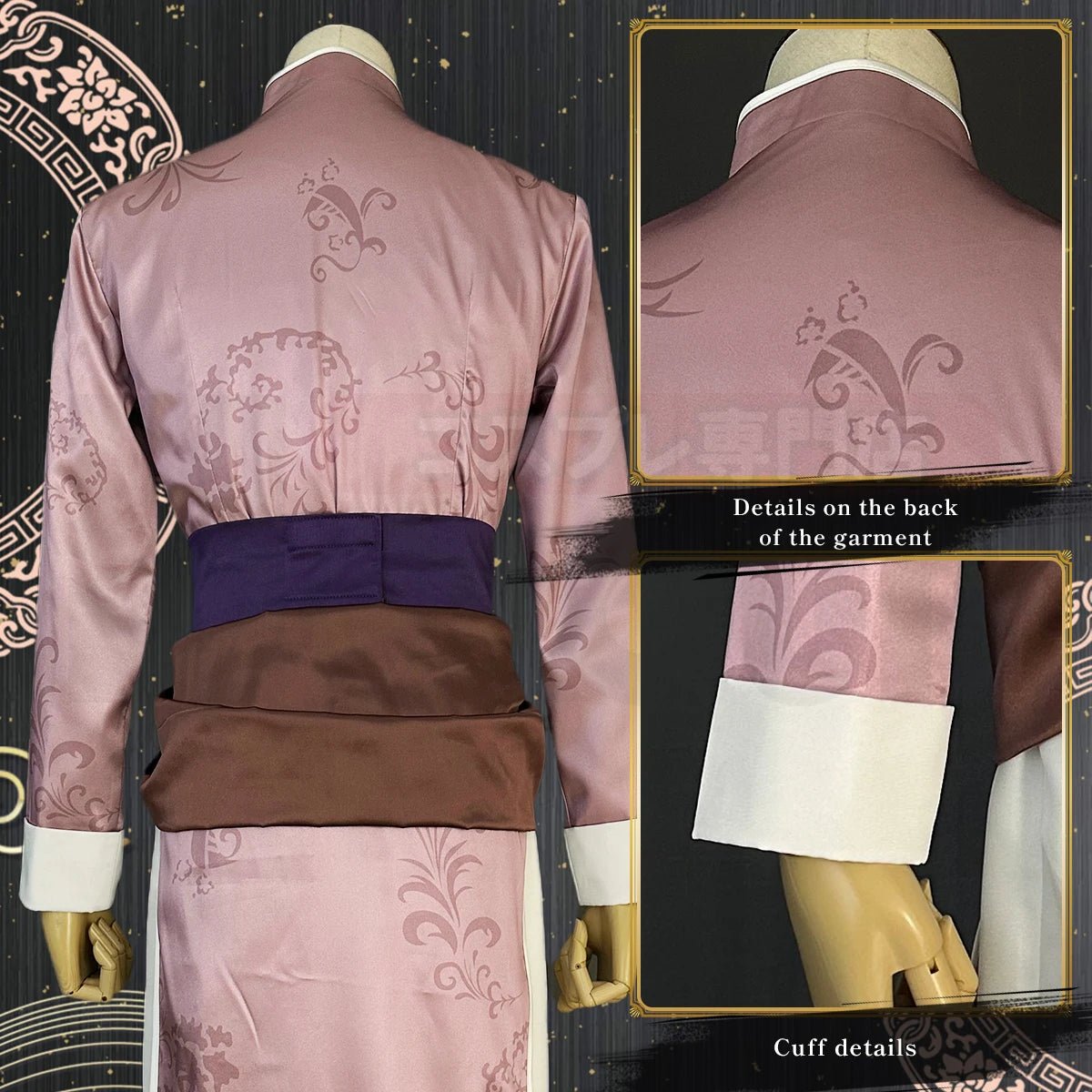 Costume Cosplay Chigiri Blue Lock Chine Kung Fu Tang Suit Perruque Fibres Synthétiques Rose Taille Ajustable Cadeau Fête