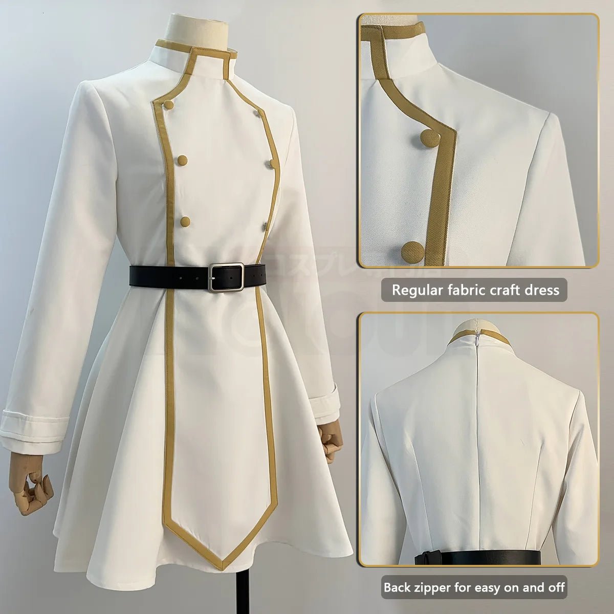 Costume Cosplay Frieren Au-Delà du Voyage Manteau d'Hiver Robe Perruque