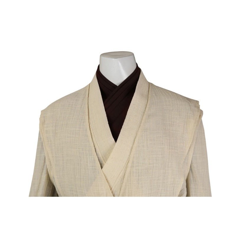 Costume Cosplay Obi-Wan Kenobi Robe Complète pour Halloween et Fêtes