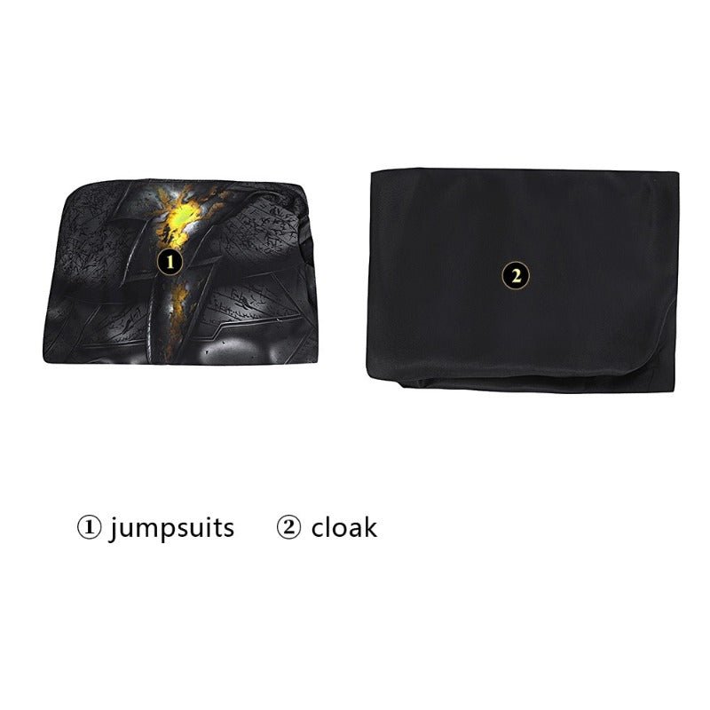 Costume Cosplay Teth Adam Noir - Combinaison Zentai Enfant pour Halloween - Tenue Super Héros