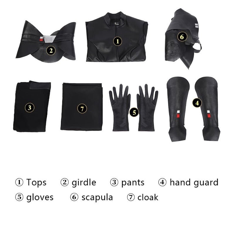 Costume Cosplay Reva Sevander Star Wars Halloween Carnaval Robe pour Femme