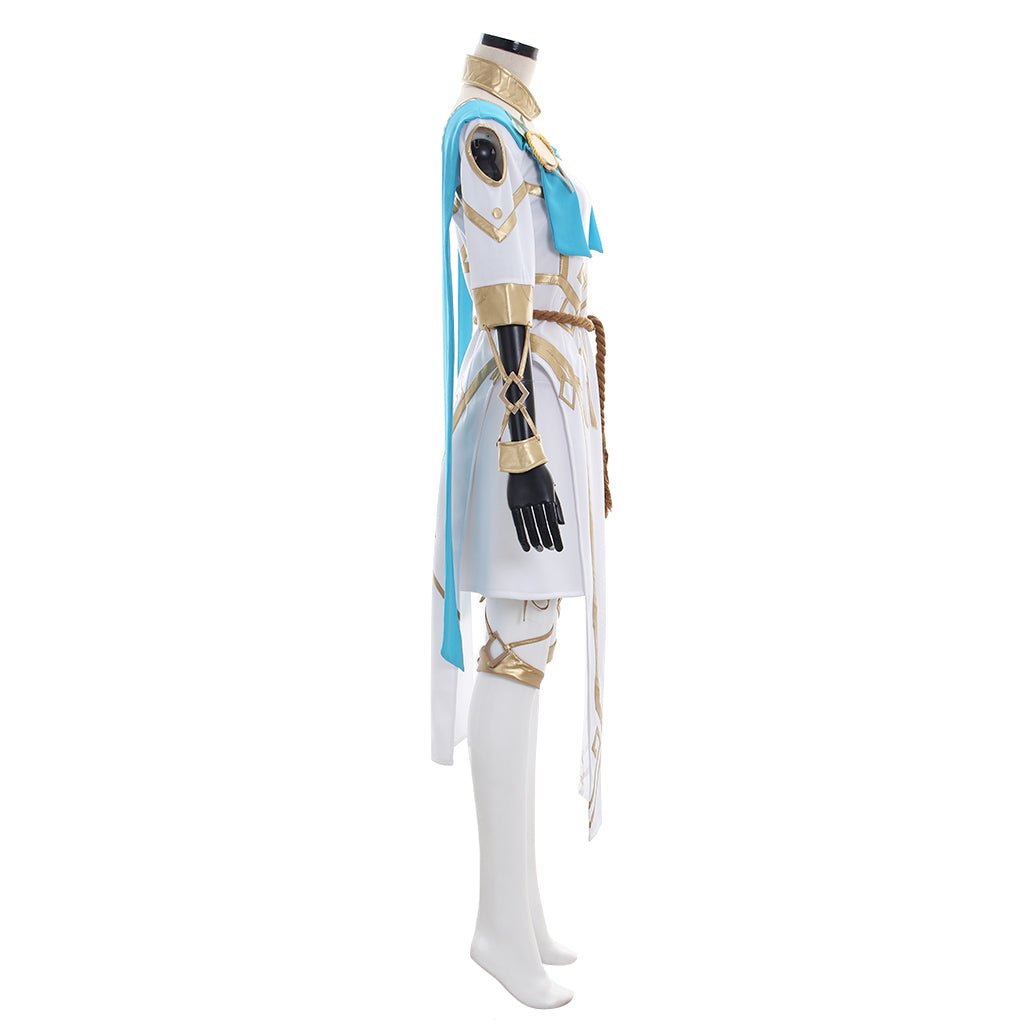 Costume Cosplay Overwatch Mercy Angela Ziegler Skin Jeux d'Été Ensemble Complet