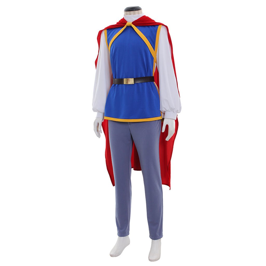 Costume Prince Charmant Cosplay | Ensemble Complet pour Homme avec Cape pour Halloween & Carnaval