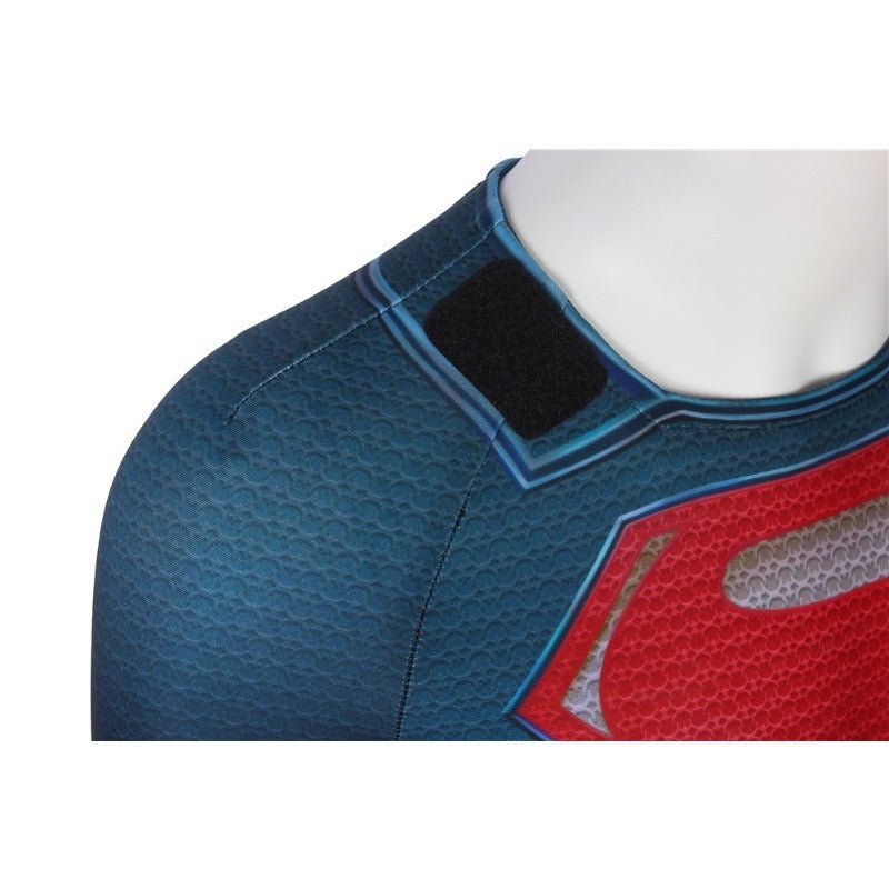 Costume Superman Cosplay Enfant - Clark Kent Homme d'Acier 3D Imprimé Main