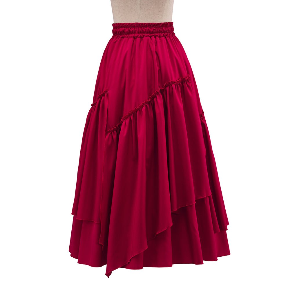 Jupe en Corduroy Rétro Printanière pour Femmes – Jupe Médiévale à Carreaux Plissée Haute Taille