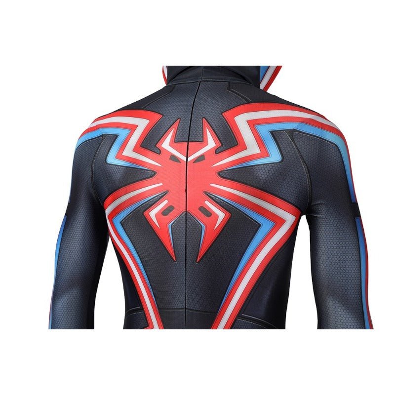 Combinaison à Capuche Miles Morales Spiderman 2099 Costume Cosplay pour Halloween et Fêtes