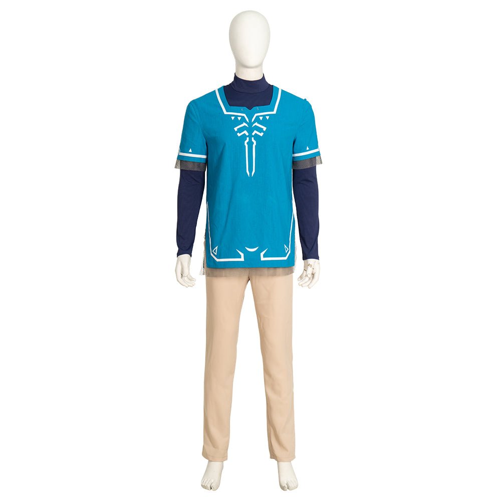 Costume de Link - Larmes du Royaume, tenue de jeu The Legend of Zelda pour hommes