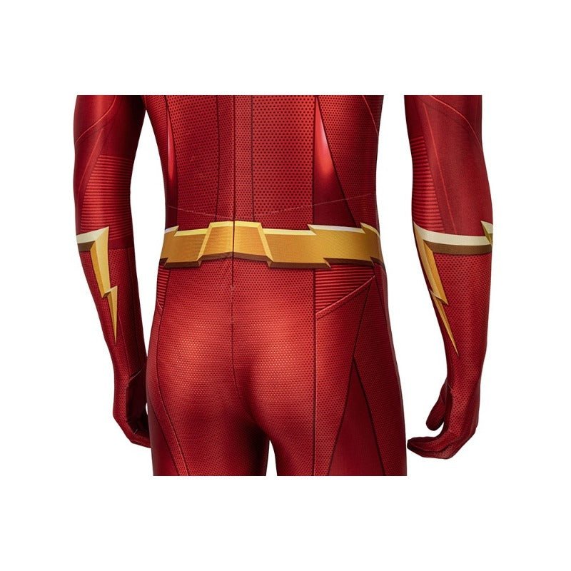 Costume Cosplay Barry Allen Saison 5 The Flash Combinaison Masque Ensemble Complet Impression 3D