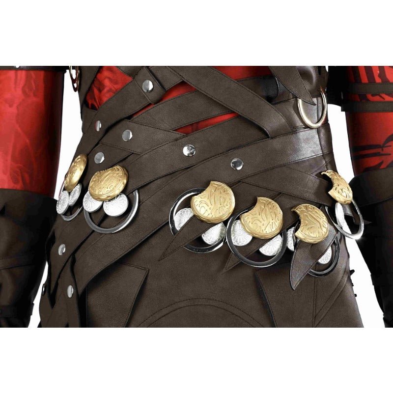 Ensemble de Costume Cosplay Karlach de Baldur's Gate