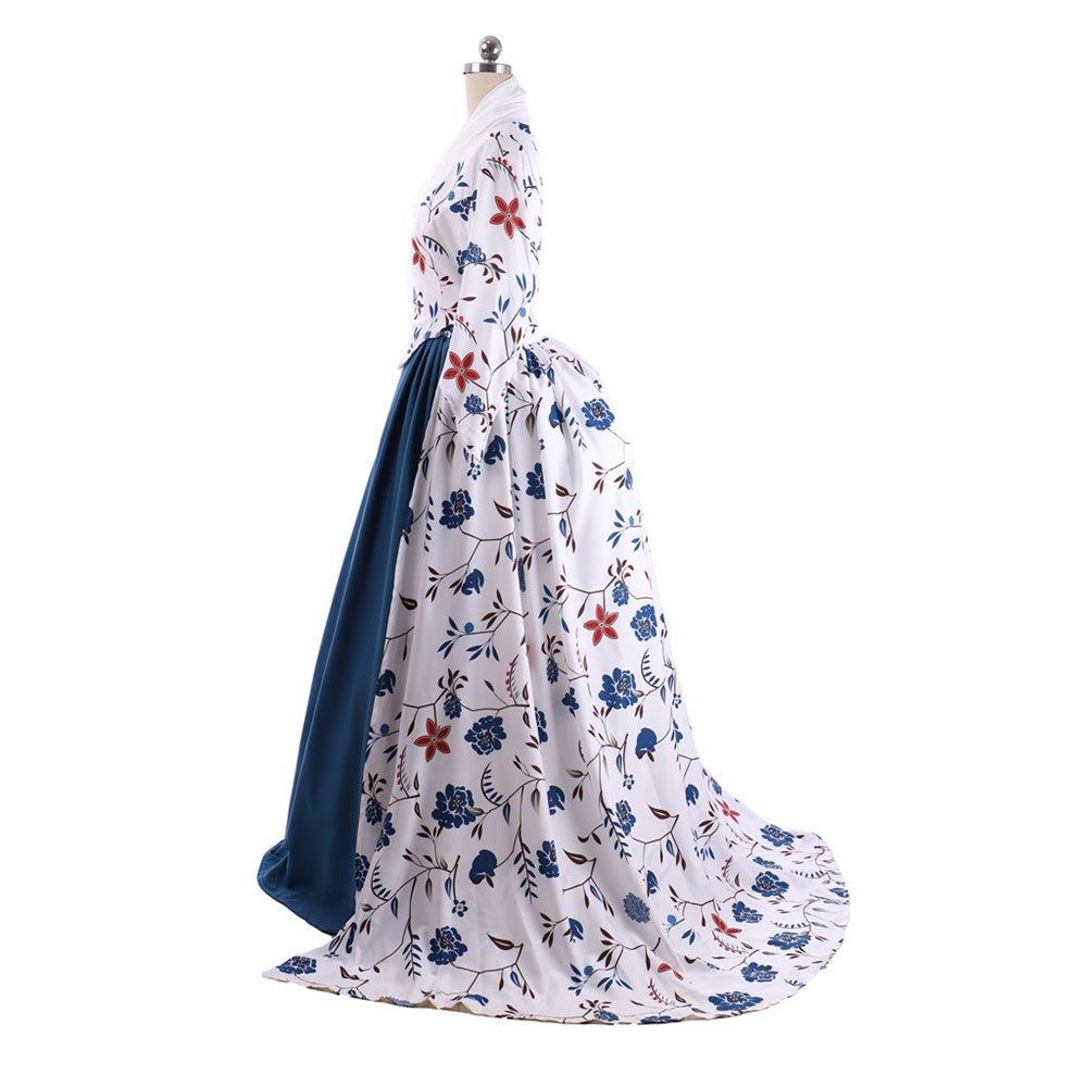 Robe de Cour Rococo du 18ème Siècle - Impression Numérique sur Coton Élasticité par L'AniMirage