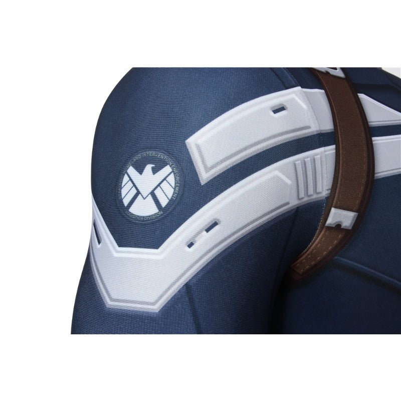 Costume Cosplay Capitaine America Soldat de l'Hiver Impression Numérique pour Fans & Événements Cosplay