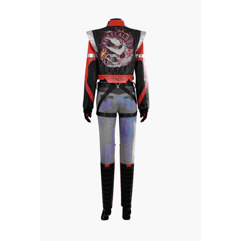 Costume Cosplay Panam Palmer Punk - Chemise, Pantalon, Manteau, Ceintures, Bottes, Fait sur Mesure
