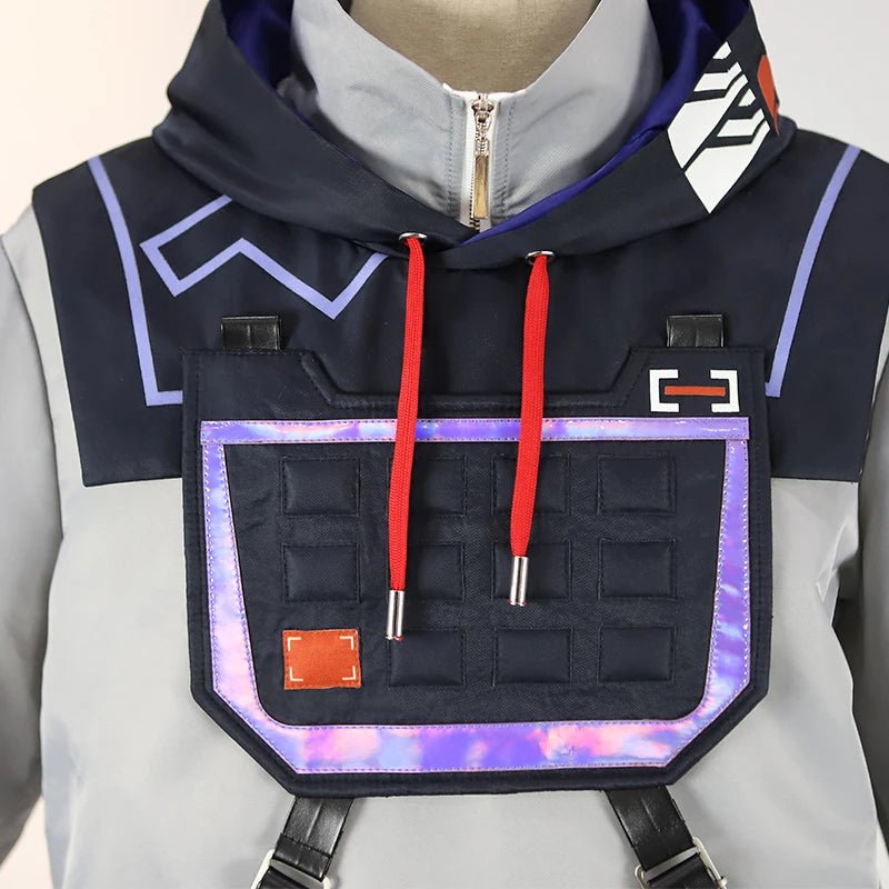 Précommande Costume Cosplay Jeu Valorant ISO Costume Cosplay Homme Uniforme de Combat Tenue pour Fête d'Halloween