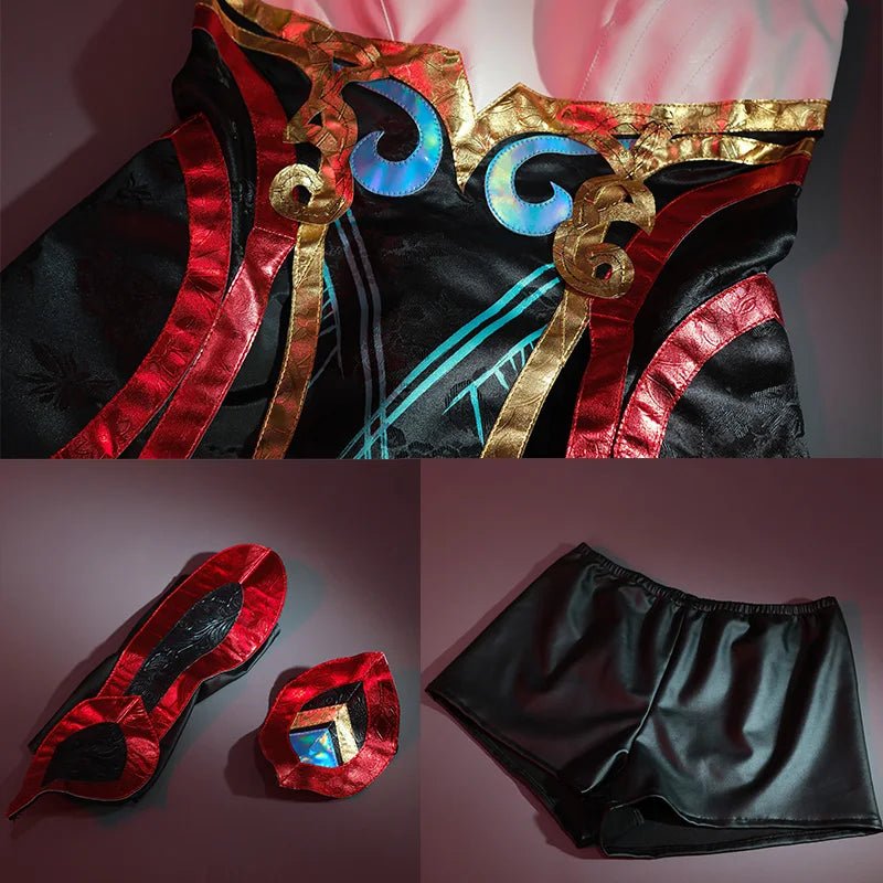 Costume Cosplay LOL Mythmaker Irelia - Tenue Halloween Femmes Championne Nouveau Skin