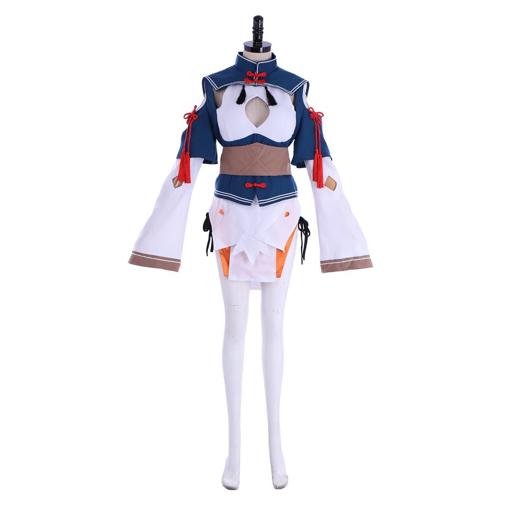 Costume Cosplay Hololive Shiranui Flare Époustouflant pour VTuber