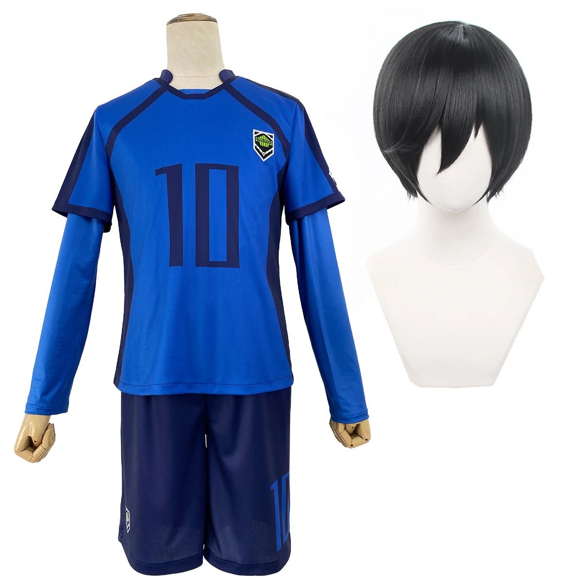 Perruque Cosplay Anime Blue Lock pour Isagi, Bachira, Chigiri, Nagi et plus