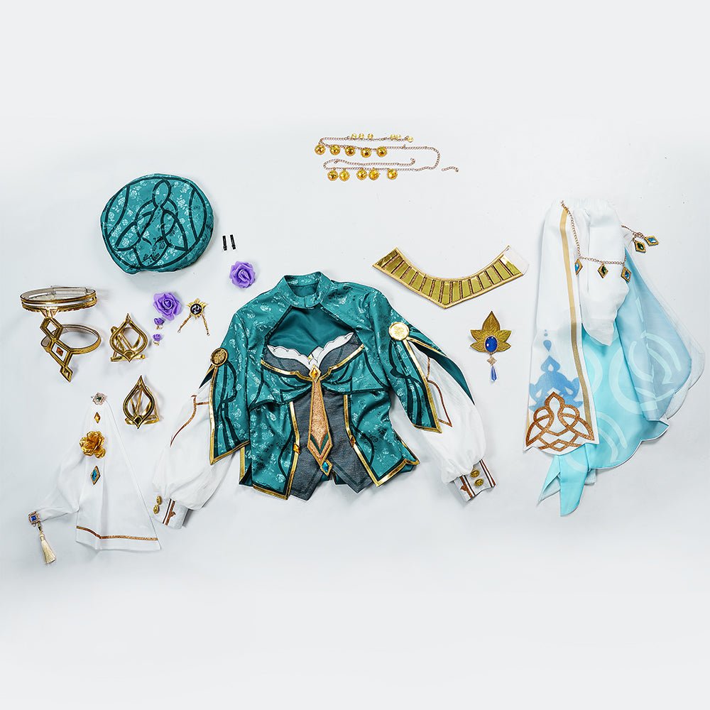 Costume Cosplay Lisa Yae Fleur Cachée Genshin Impact - Tenue Élégante Inspirée de l'Anime pour Femmes