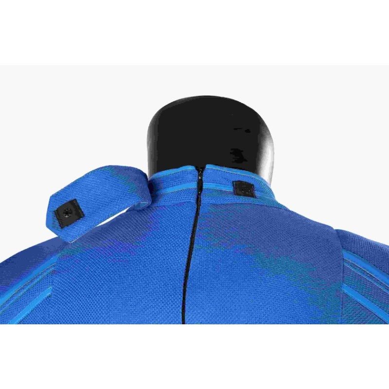 Costume Cosplay Superhero Legacy Clark Kent - Combinaison Zentai Bleue avec Cape Rouge