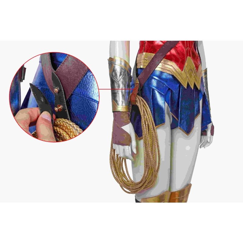 Combinaison Cosplay Wonder Woman Diana Prince pour Femme Costume Halloween