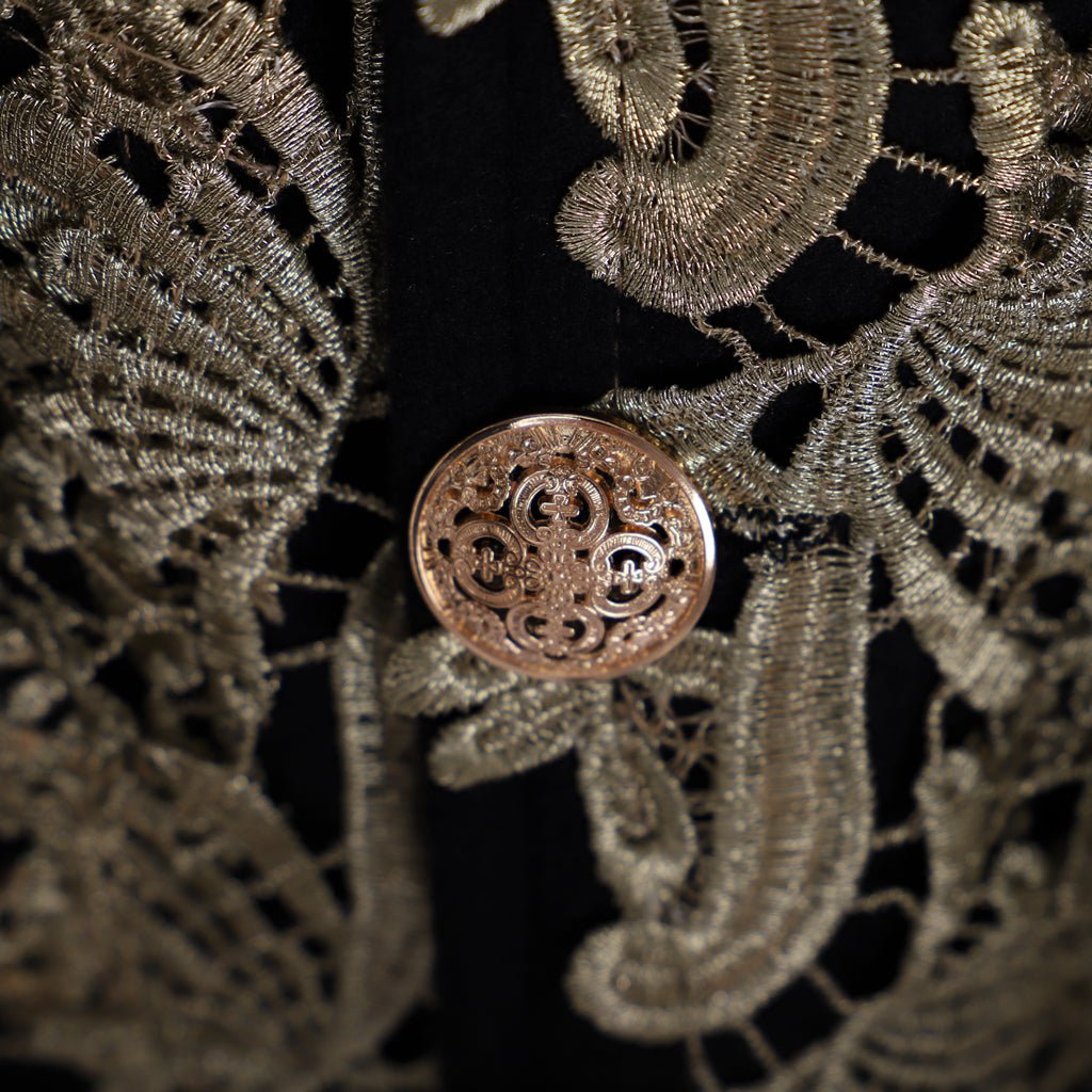 Costume de Cour Rococo du 18e Siècle pour Homme - Costume Colonial Noir