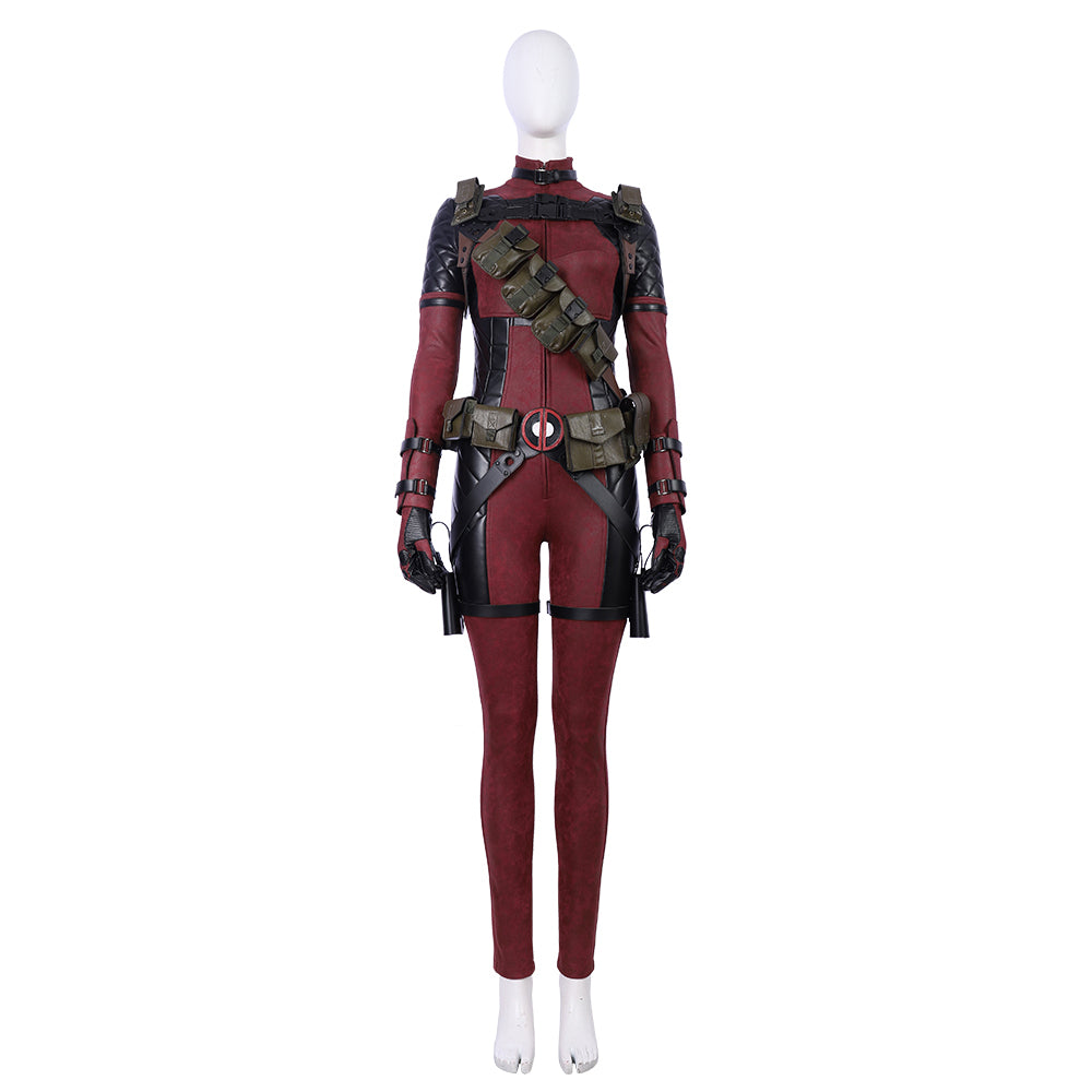 Costume Cosplay Femme Deadpool - Tenue Anime Deadpool de Haute Qualité pour Femmes