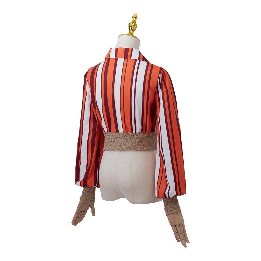 Costume Cosplay Donna Sheridan Mamma Mia pour Femme - Combinaison avec Ceinture | Tenue de Spectacle Musical Broadway