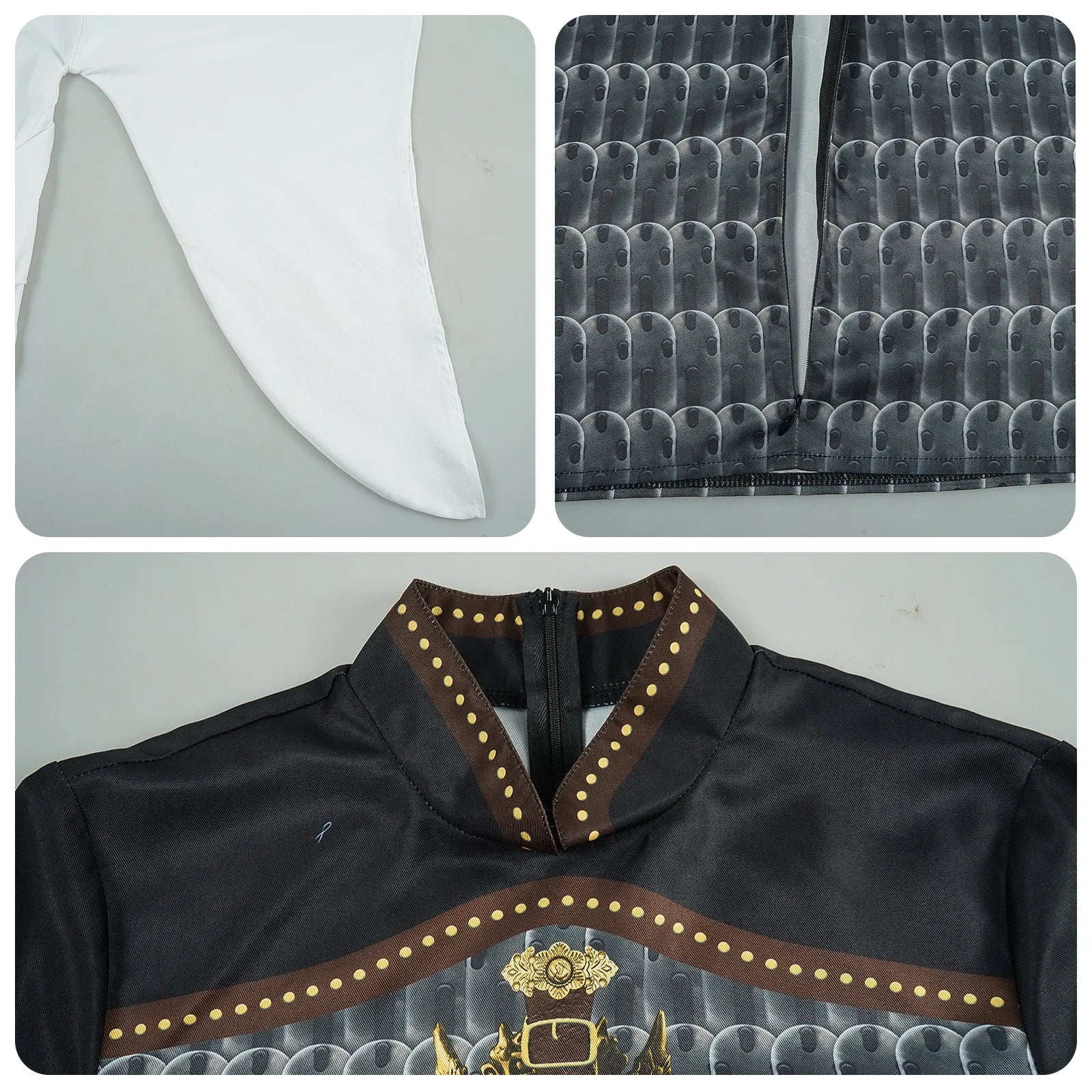 Costume Cosplay Erlang Shen – Combattant Yang Jian de Black Myth Wukong | Tenue de Jeu de Rôle pour Adulte