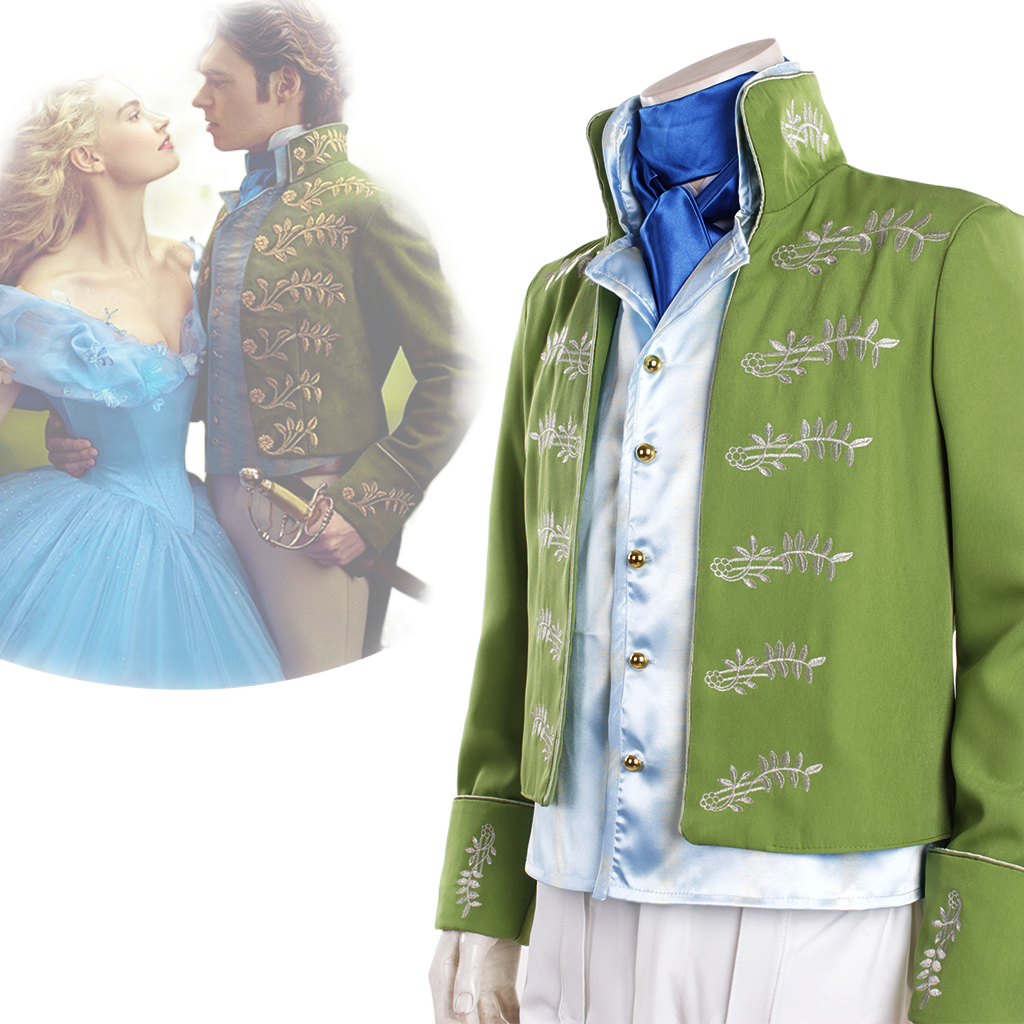 Série de Costumes Cosplay Disney Cinderella: Princesse, Prince, Belle-mère et Domestique