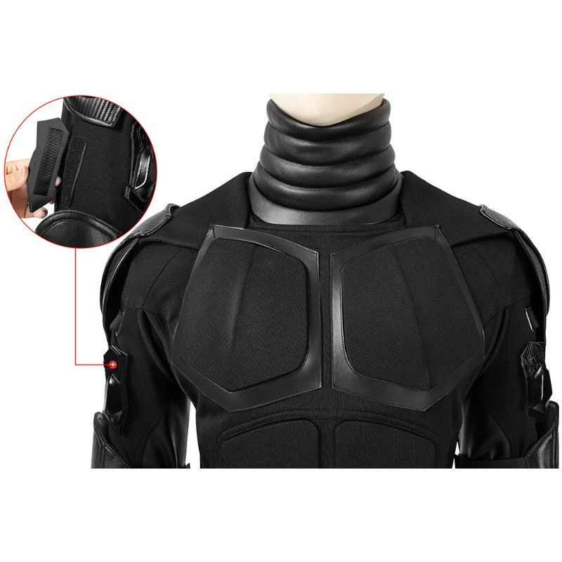 Costume Cosplay Black Noir The Boys pour Adultes - Combinaison Super Héros pour Halloween