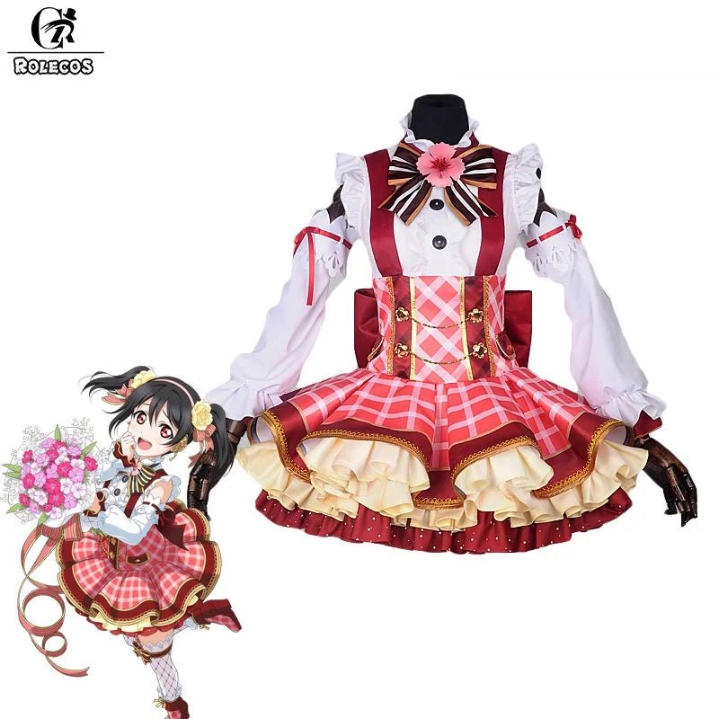 Costume Cosplay Lovelive Bouquet de Fleurs Yazawa Nico Nozomi Tojo Eli Rin Sonoda Umi Kotori Maki
