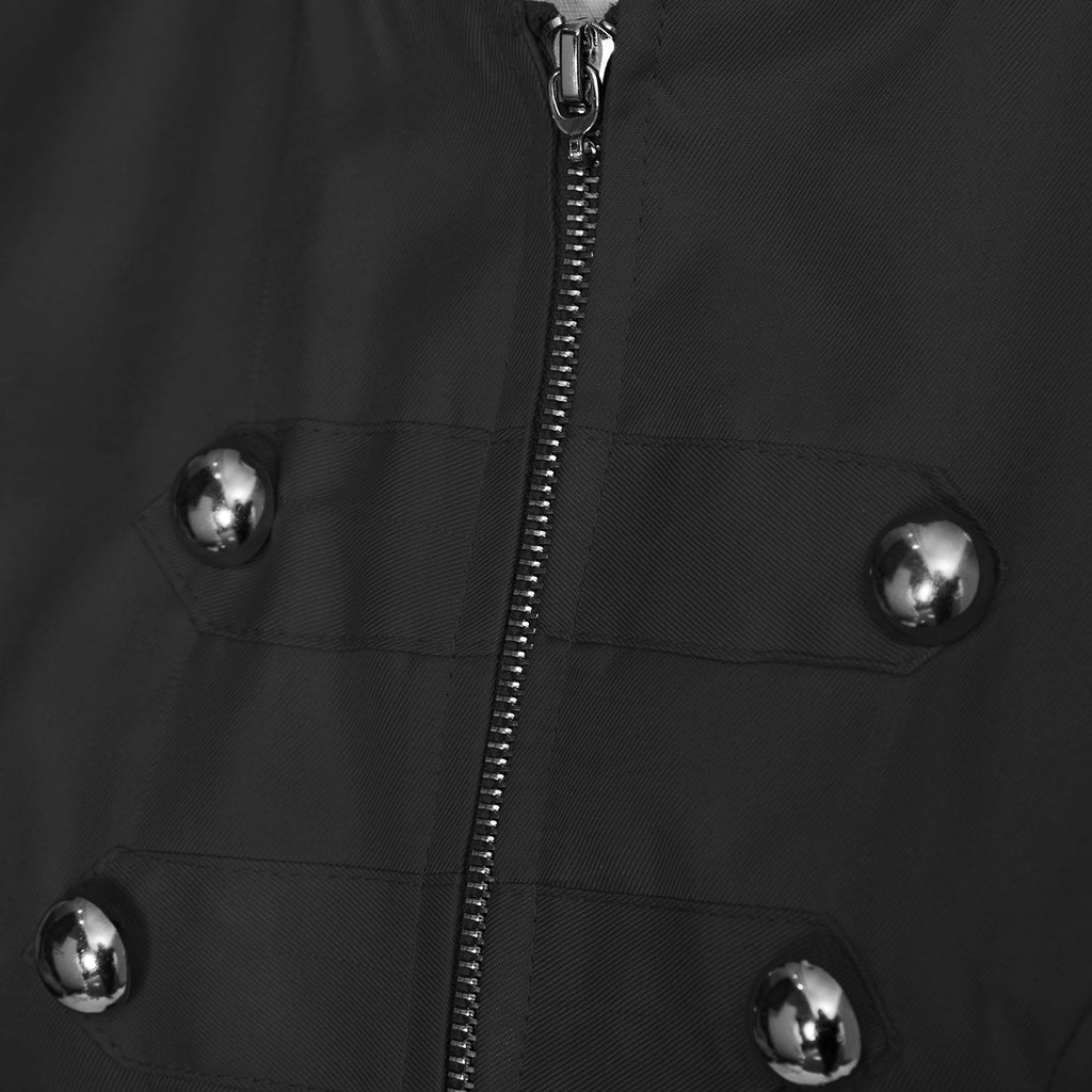 Costume Cosplay Manteau Noir Edward – Style Officiel, Haute Qualité pour Femmes