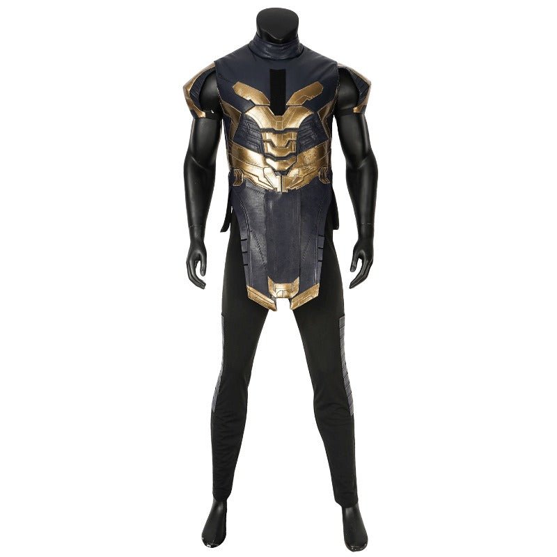 Costume Cosplay Boss Méchant avec Gants d'Infini & Chaussures pour Halloween Carnaval