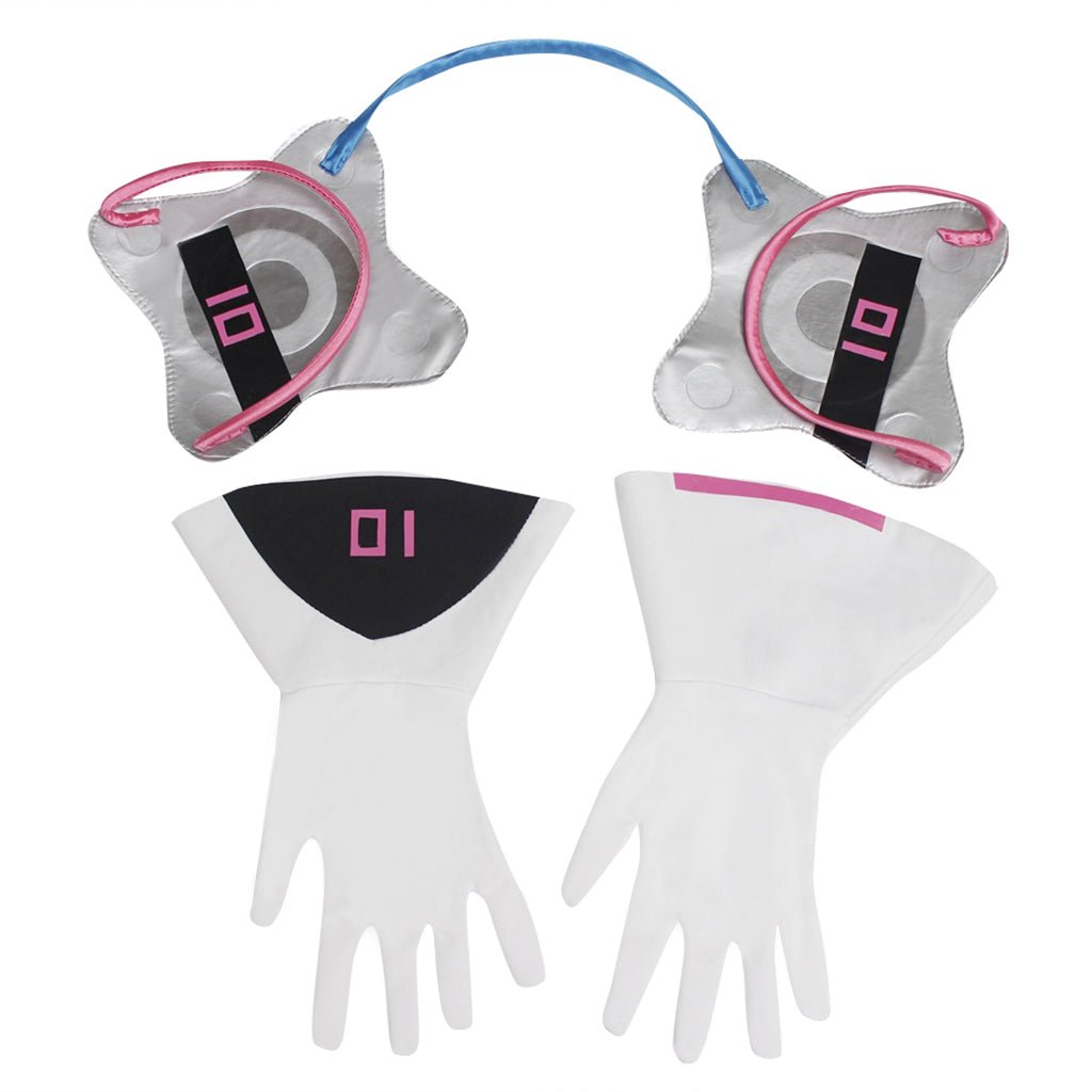 Costume Cosplay Hatsune Miku Magic Future 2016 avec Chaussures et Écouteurs - Ensemble Personnalisé