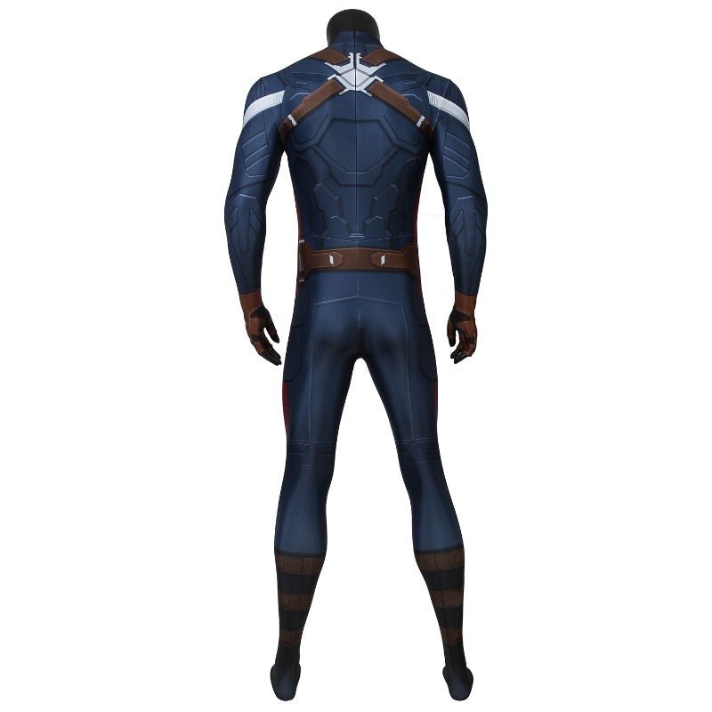 Costume Cosplay Capitaine America Soldat de l'Hiver Impression Numérique pour Fans & Événements Cosplay