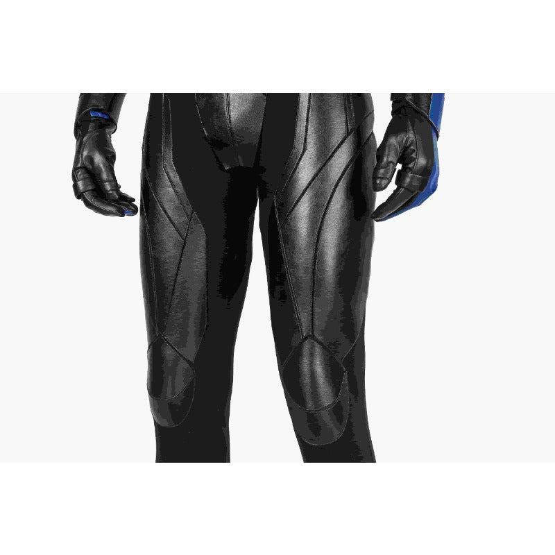 Costume Cosplay Nightwing Titans en Cuir PU pour Halloween et Fêtes