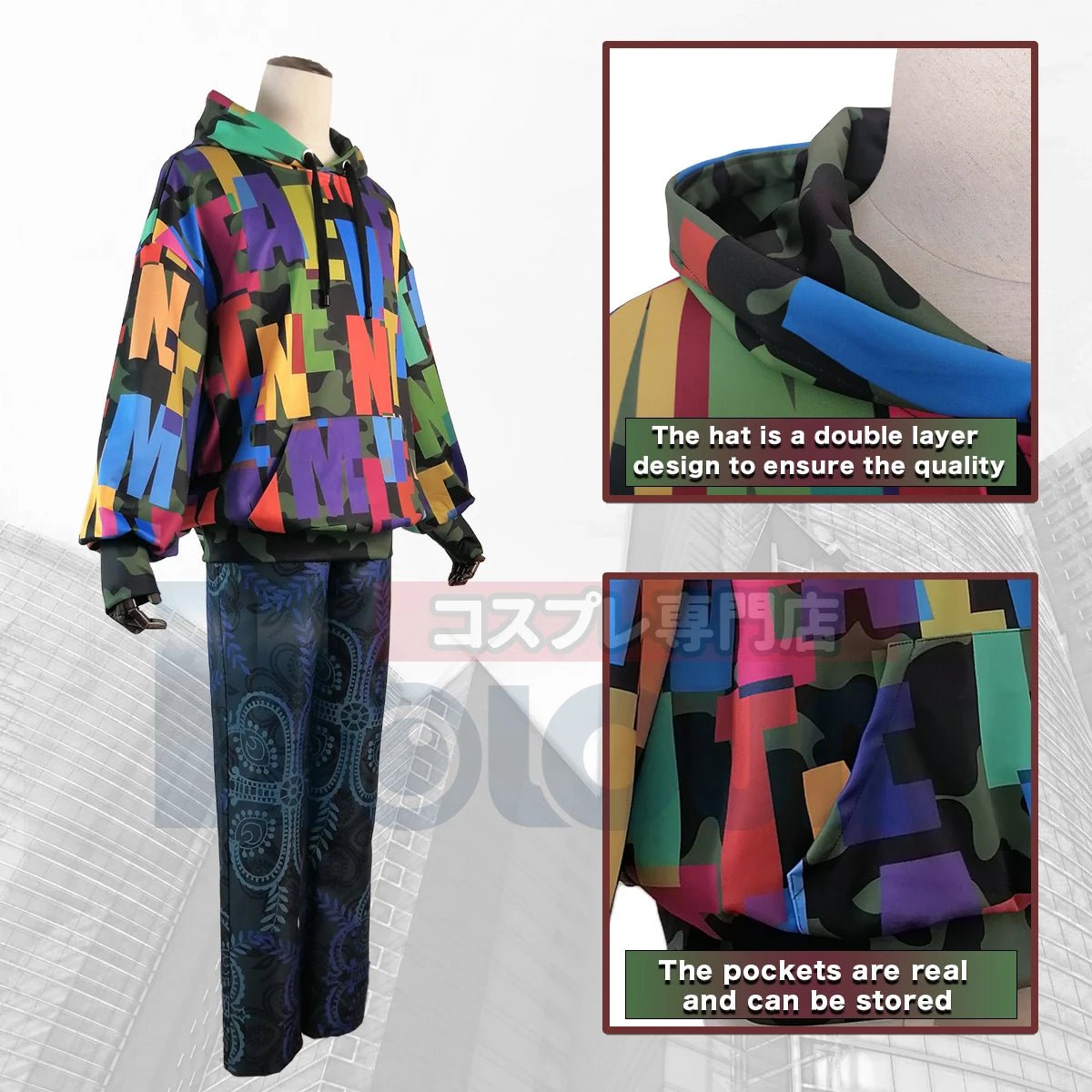 Costume Cosplay Tokyo Revengers Chifuyu Matsuno Pull Casual Cadeau Noël Halloween Impression HD