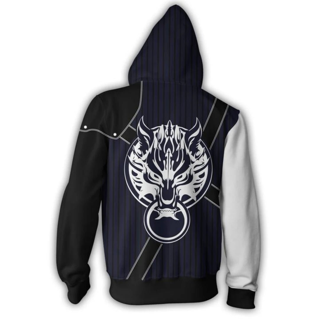 Costume Cosplay Game FF7 Remake Cloud Strife Unisex Pullover Imprimé 3D