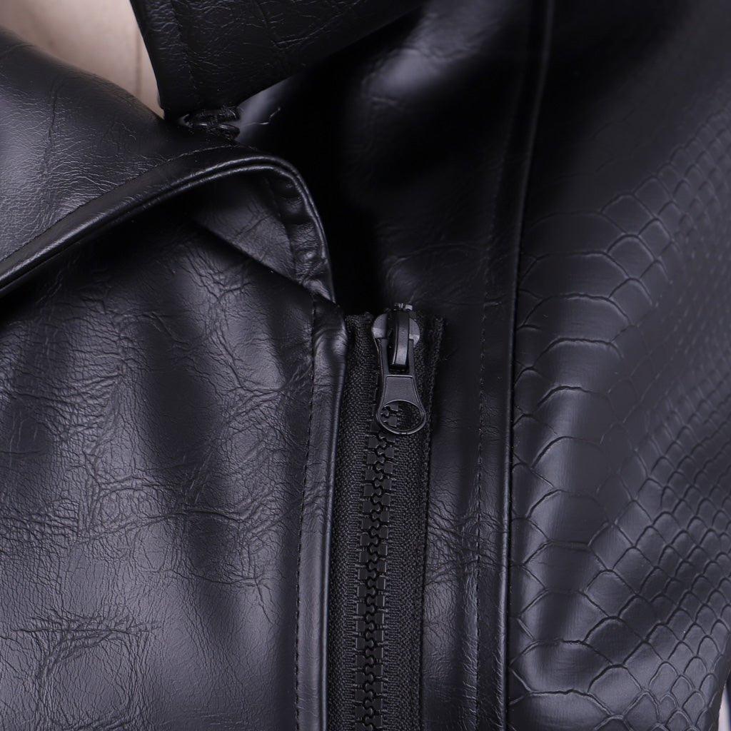 Costume Cosplay Emma Swan de Il Était Une Fois | Veste Noire & Pantalon | Tenue Cool pour Halloween