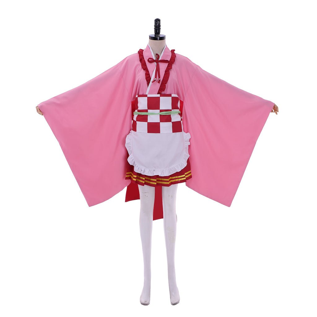 Costume Cosplay Demon Slayer Kanroji Mitsuri - Kimono Japonais Lolita