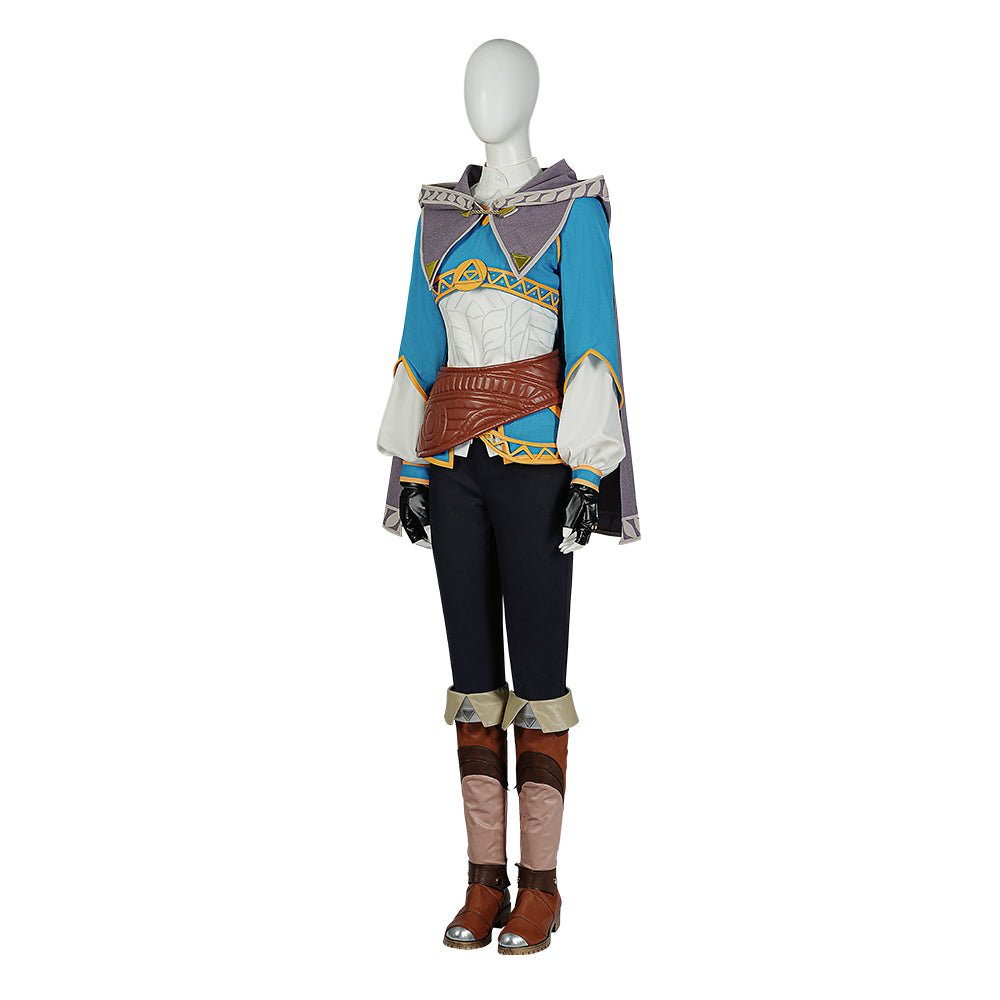 Costume Cosplay Princesse Zelda des Larmes du Royaume – Tenue Élégante Inspirée pour Halloween, Fêtes et Collectionneurs