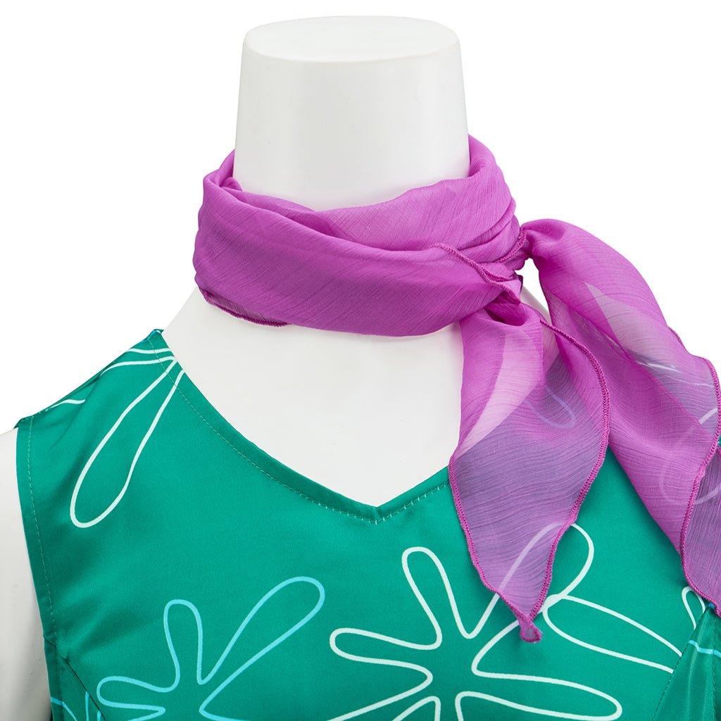 Costume Cosplay Dégoût | Robe Verte pour Femmes | Costume de Fête d'Halloween