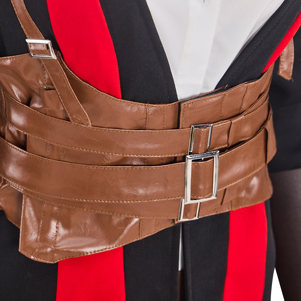 Ensemble Veste et Pantalon en Cuir PU pour Femme – Idéal pour Cosplay et Tenues Tendance