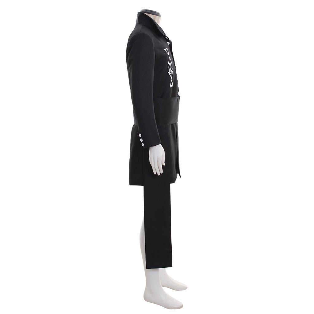 Costume Cosplay Ghost B.C. Ghoul Sans Nom – Long Manteau Noir Unisex Inspiré par le Groupe Suédois Ghost