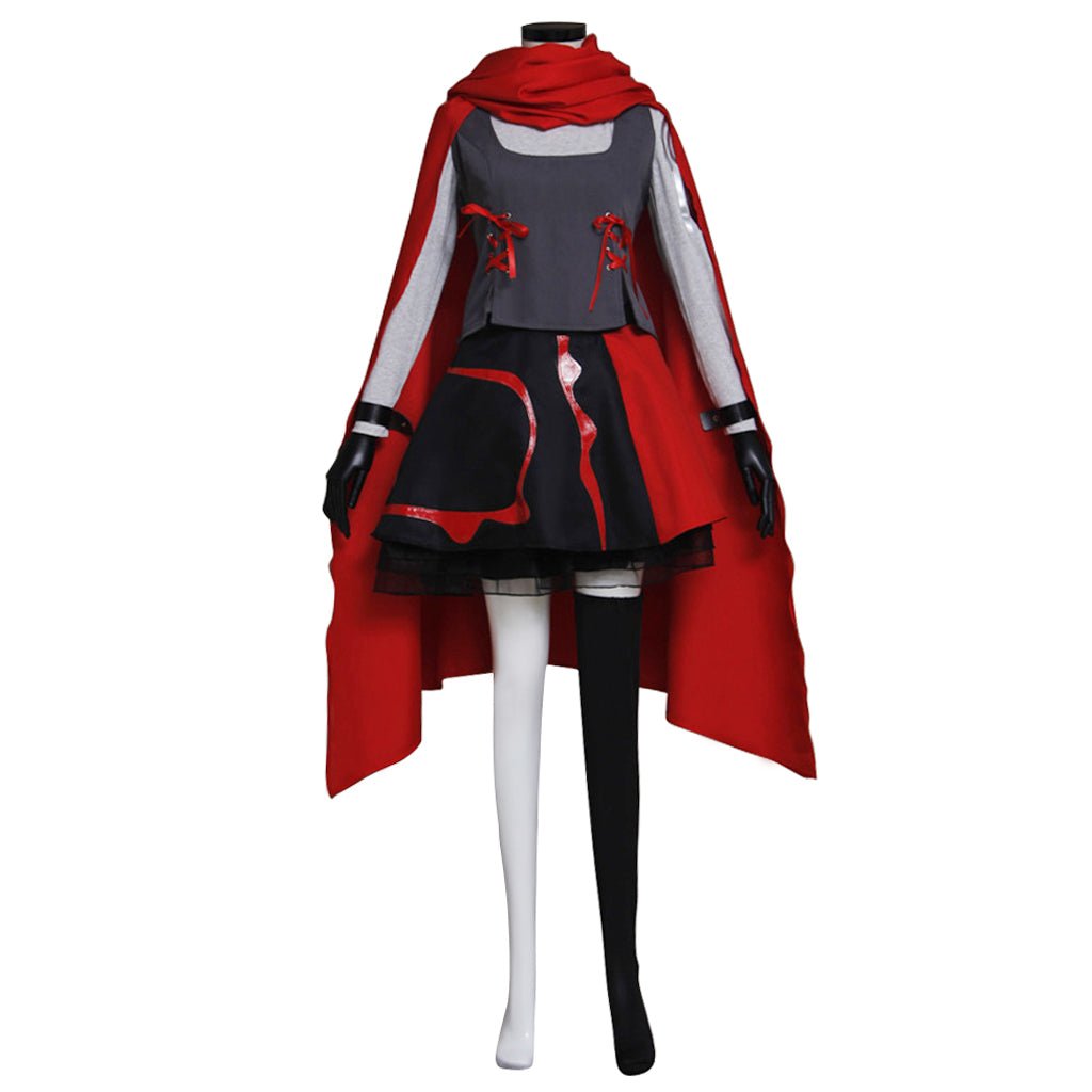 Costume Cosplay Ruby Rose RWBY Volume 7 - Tenue Premium Inspirée de l'Anime