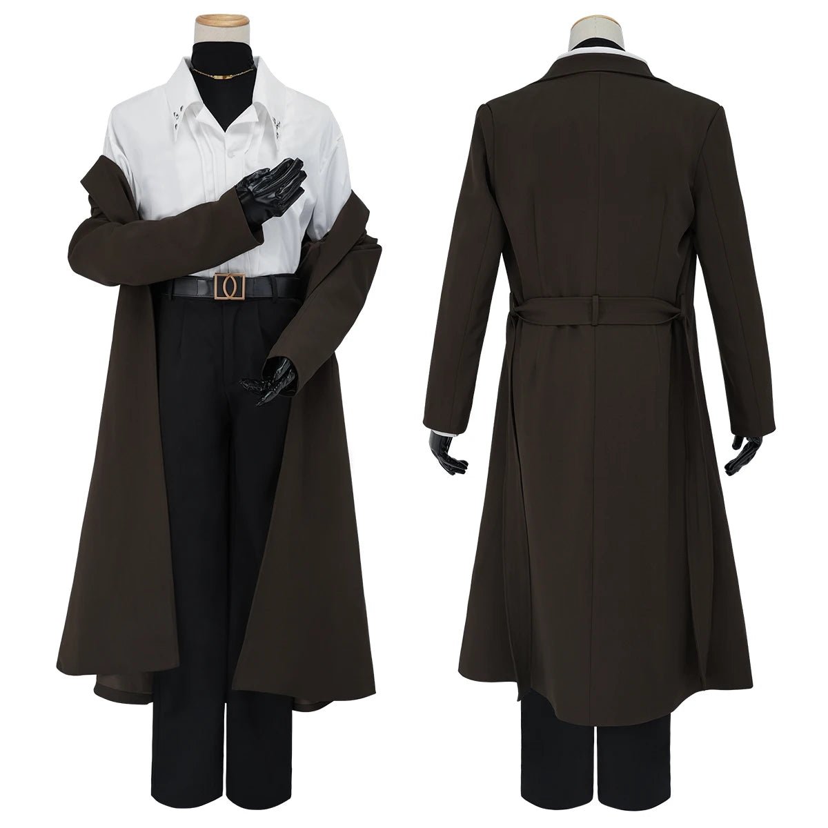 Costume Cosplay Nakahara Chuuya Bungo Anime 10e Anniversaire - Veste Pantalon Chemise Chapeau Gants